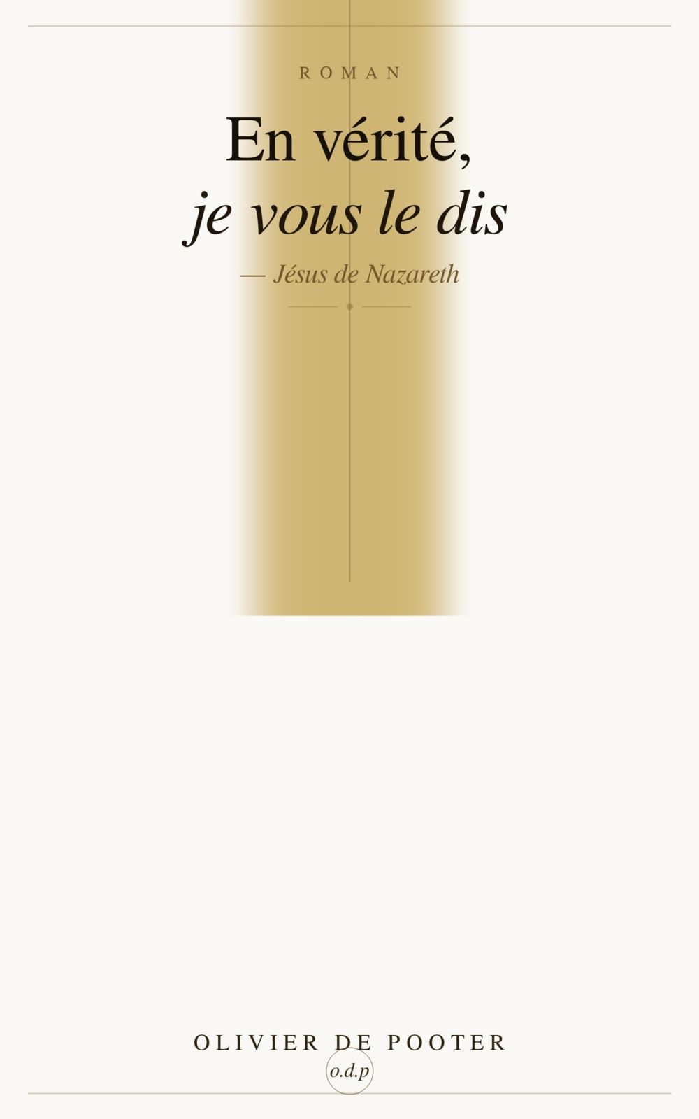 Couverture de En vérité, je vous le dis